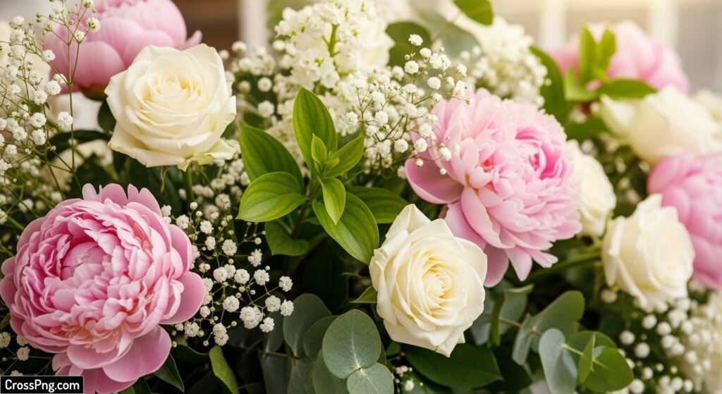Background decoration with flowers image
