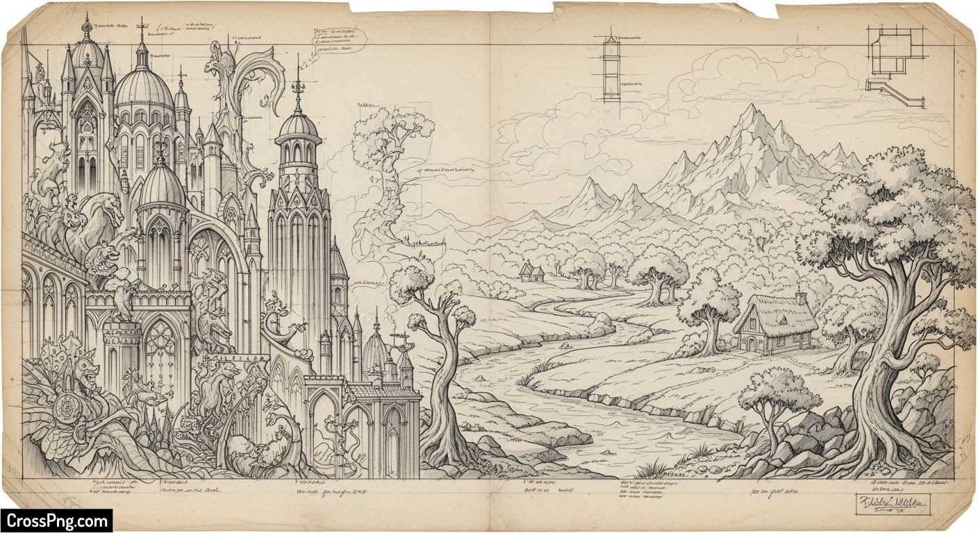 Background design drawing image 3