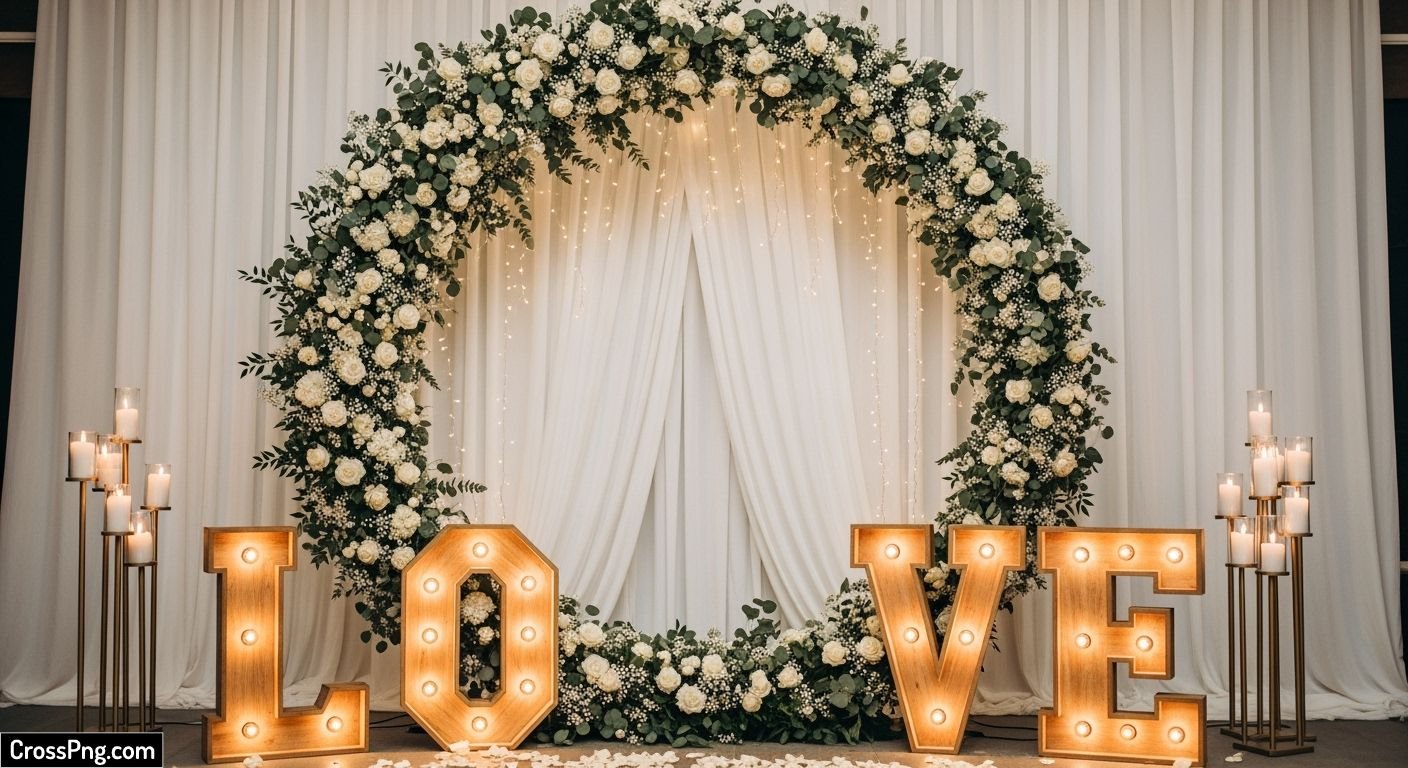 Background engagement decoration image 3