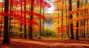 Background fall colors image