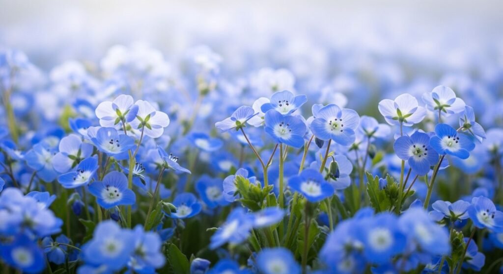 Background flower blue image 3