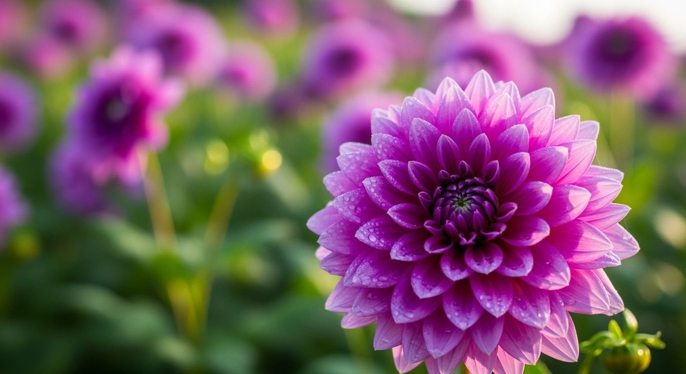 Background flower purple image 3