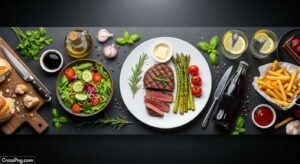 Background food banner design image 3