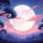 Background for digital painting image