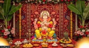 Background for ganesh chaturthi image
