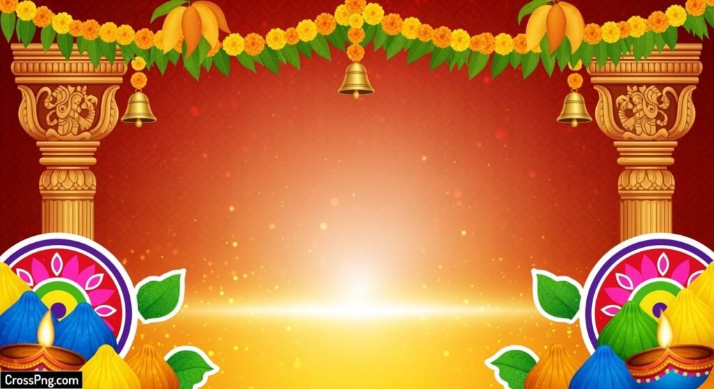 Background for ganpati banner image
