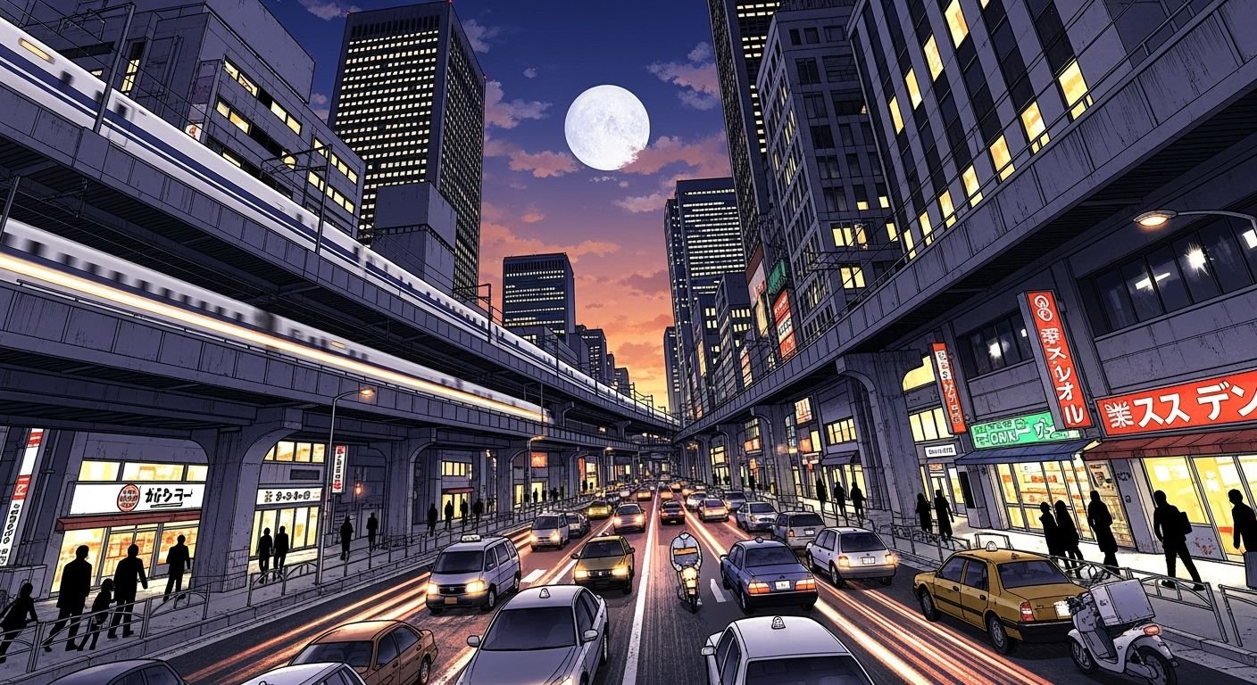 Background for manga image