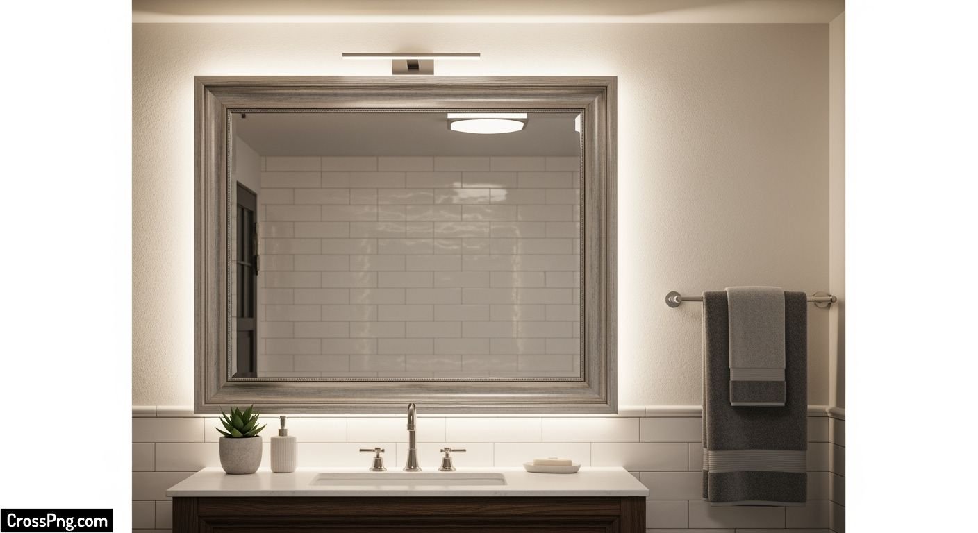 Background for mirror selfie image