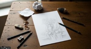 Background for pencil drawings image 3