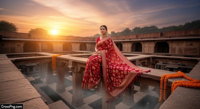 Background for saree photoshoot image 2