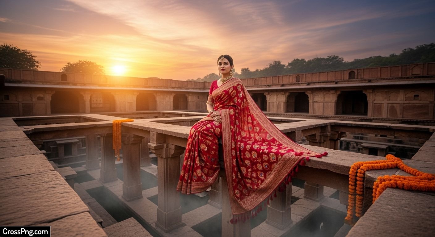 Background for saree photoshoot image 2