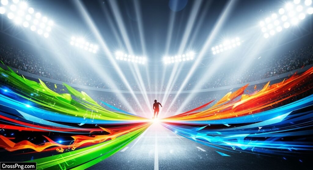 Background for sports poster image