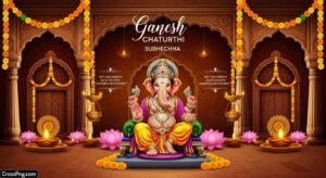 Background ganesh chaturthi flex design image 3