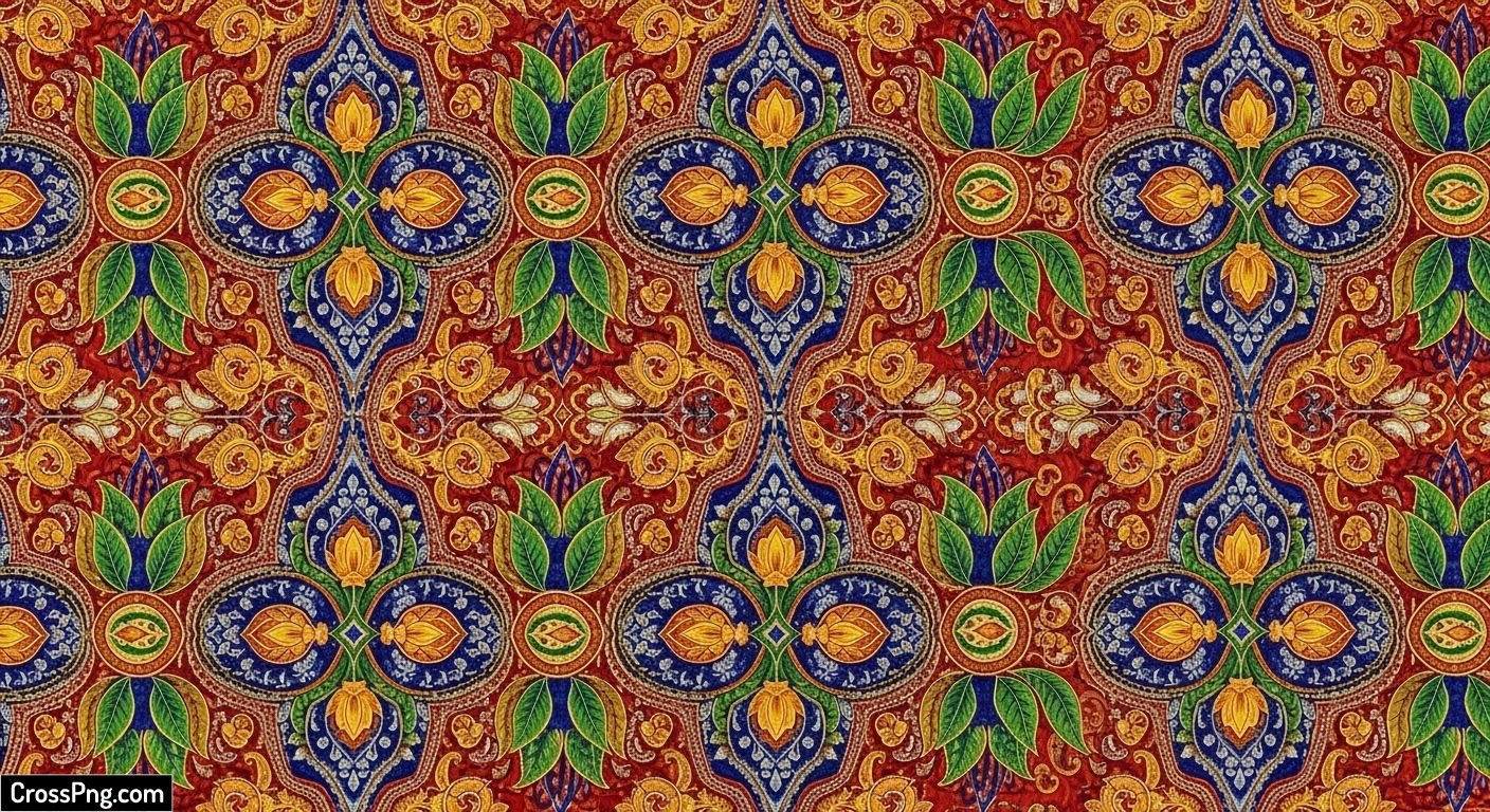 Background ganpati decoration design pattern image 2