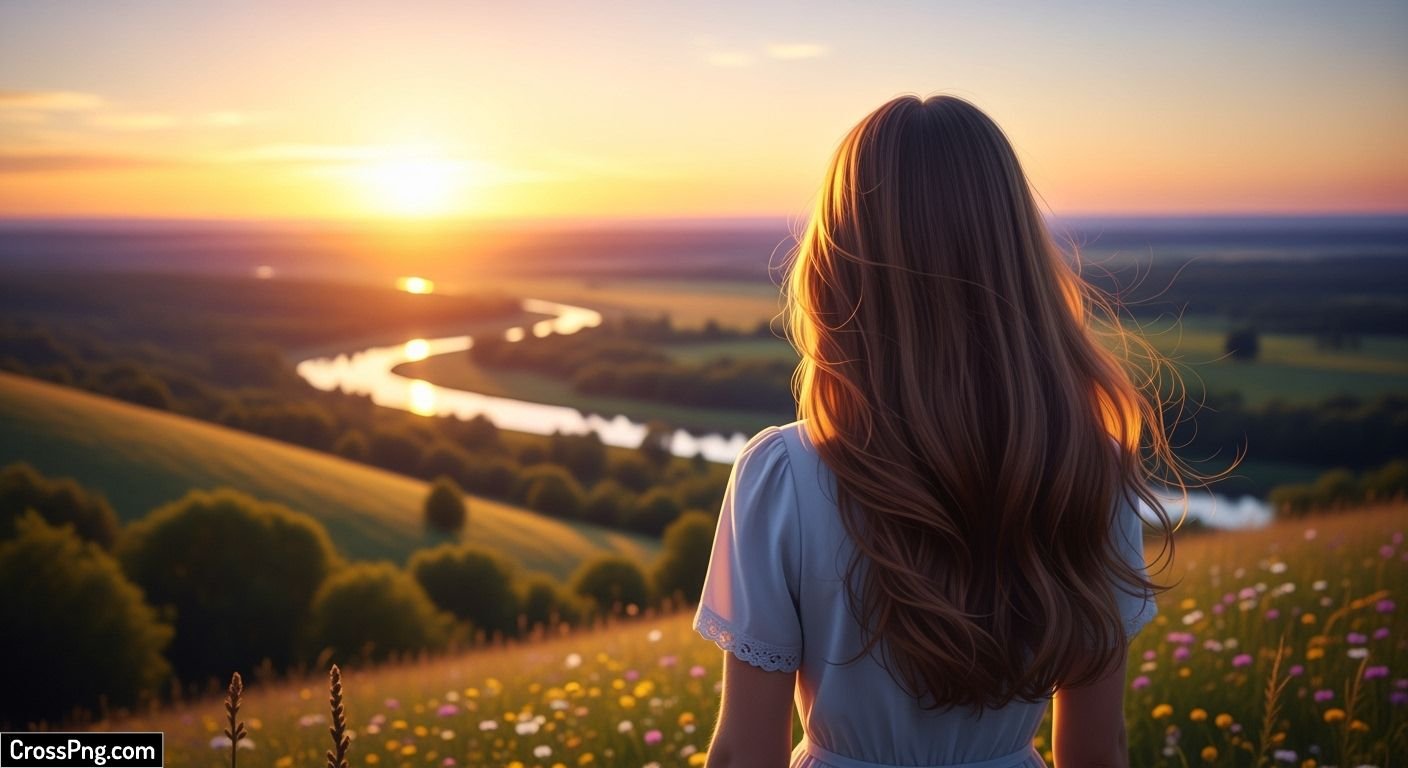 Background girl image image 2
