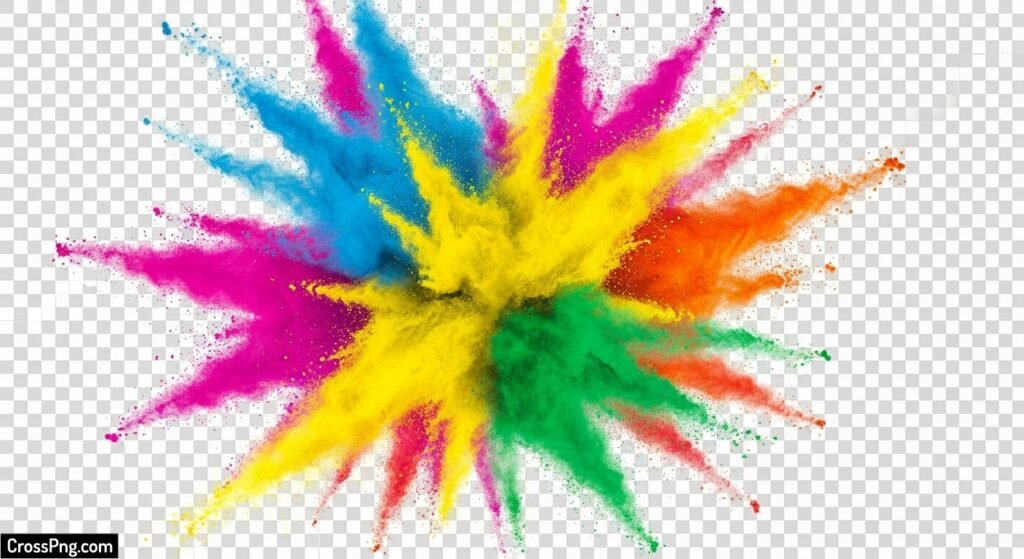 Background holi colour png image 3