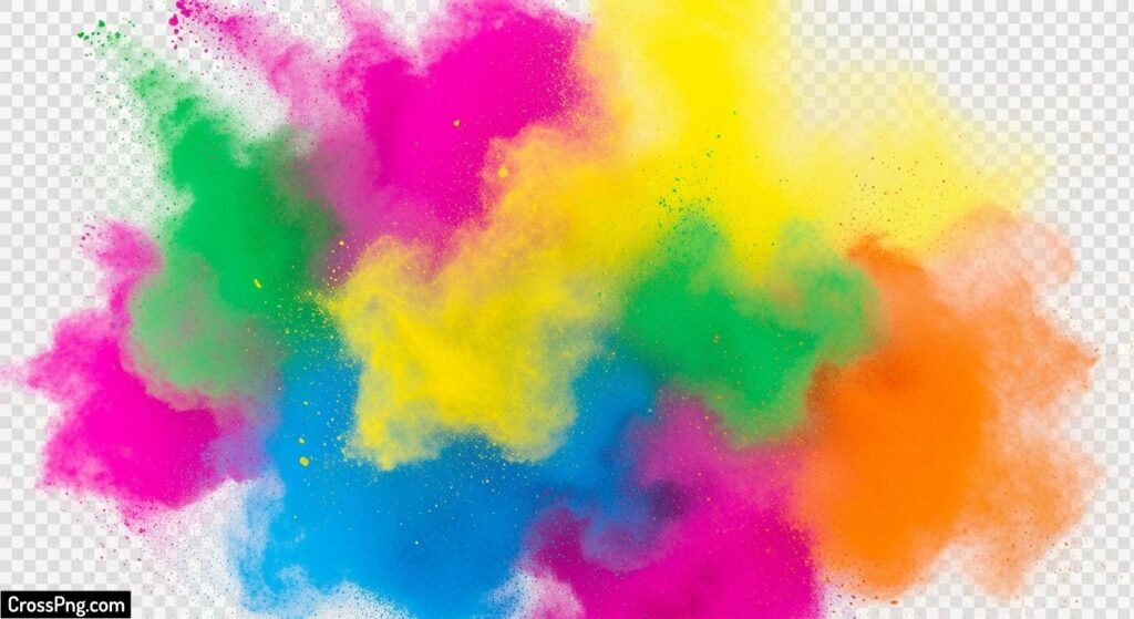 Background holi png image 2