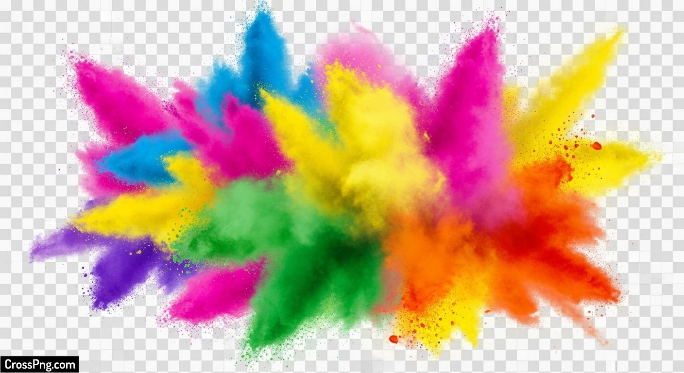 Background holi png image 3