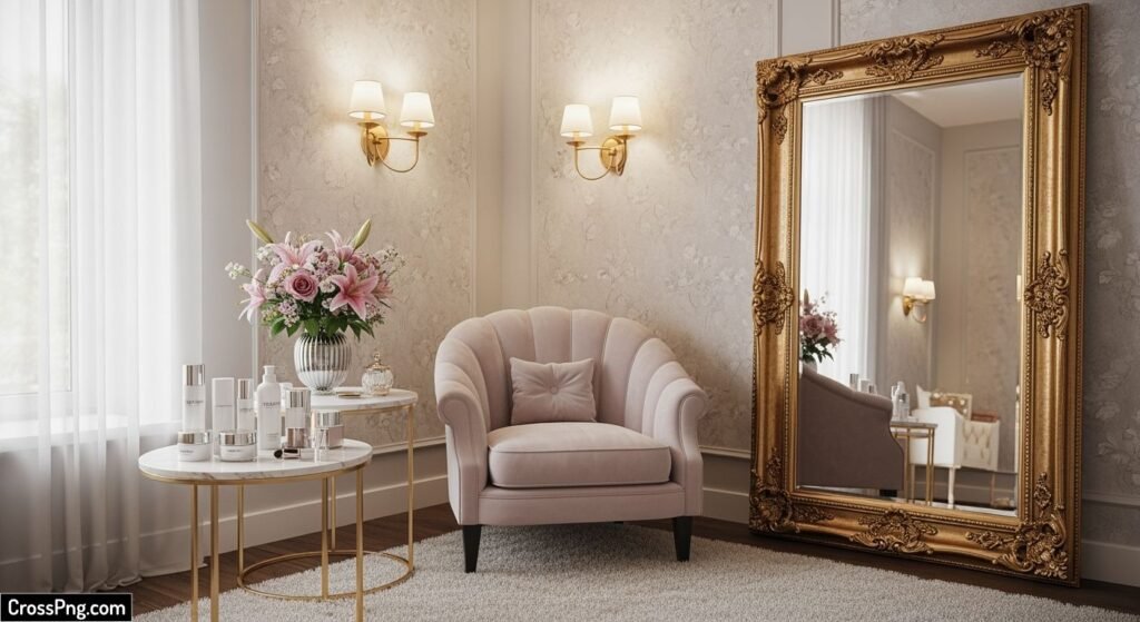 Background image for beauty parlour image