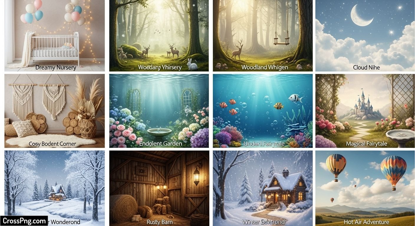 Background images for baby photo editing psd image 2