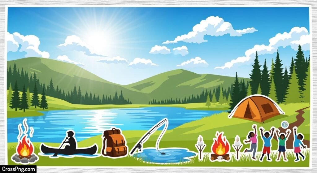 Background images for summer camp image