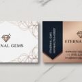 Background jewellery visiting card