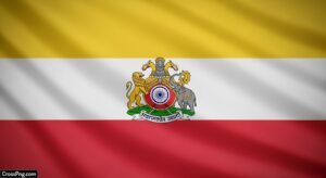 Background karnataka flag image