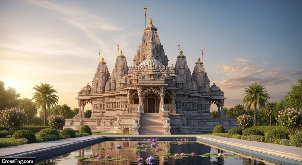 Background mandir image