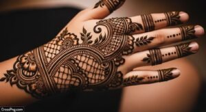 Background mehndi design image 2