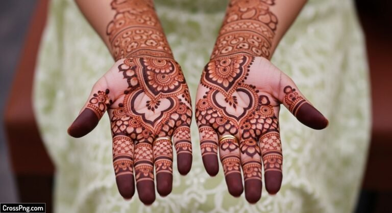 Background mehndi design image