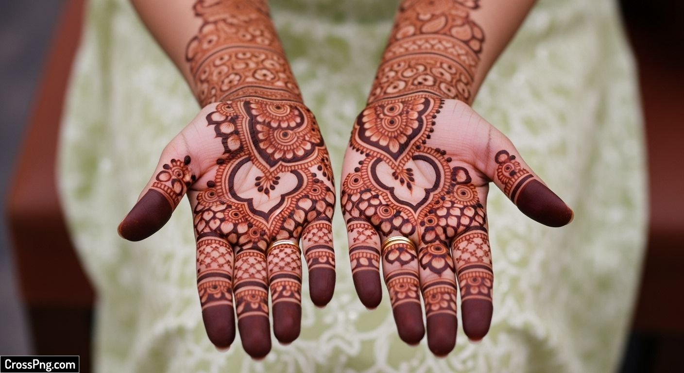 Background mehndi design image