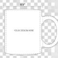 Background mug design template