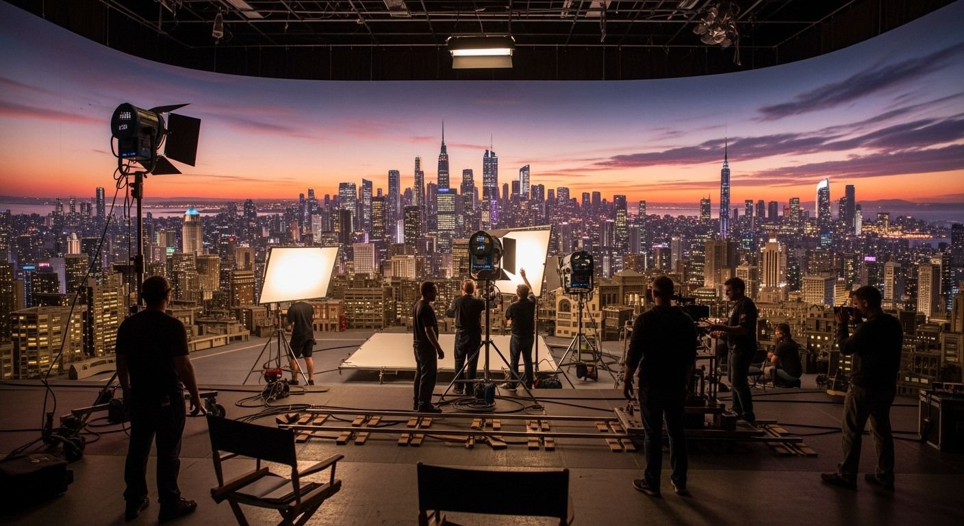 Background of movie image