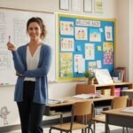 Background of teacher image