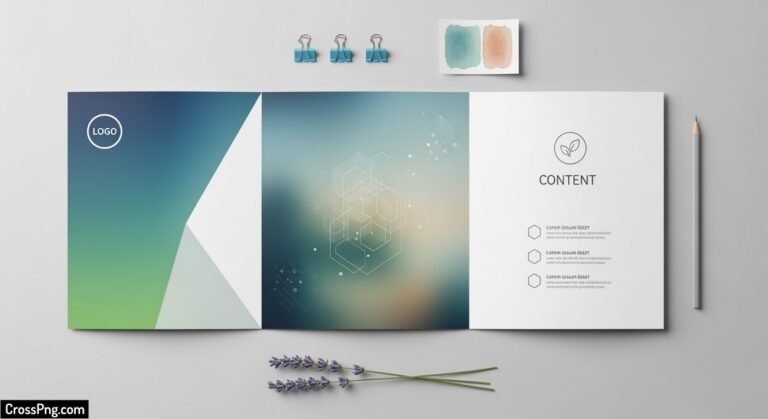 Background pamphlet design image