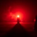 Background red light image