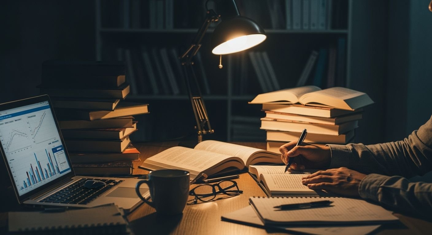 Background research image