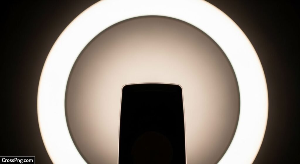 Background ring light image