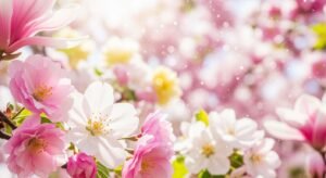Background spring floral blossoms image 2
