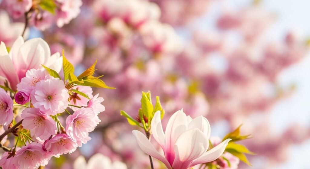 Background spring floral blossoms image 3