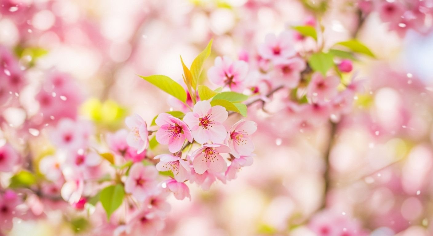 Background spring floral blossoms image