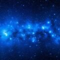 Background stars blue