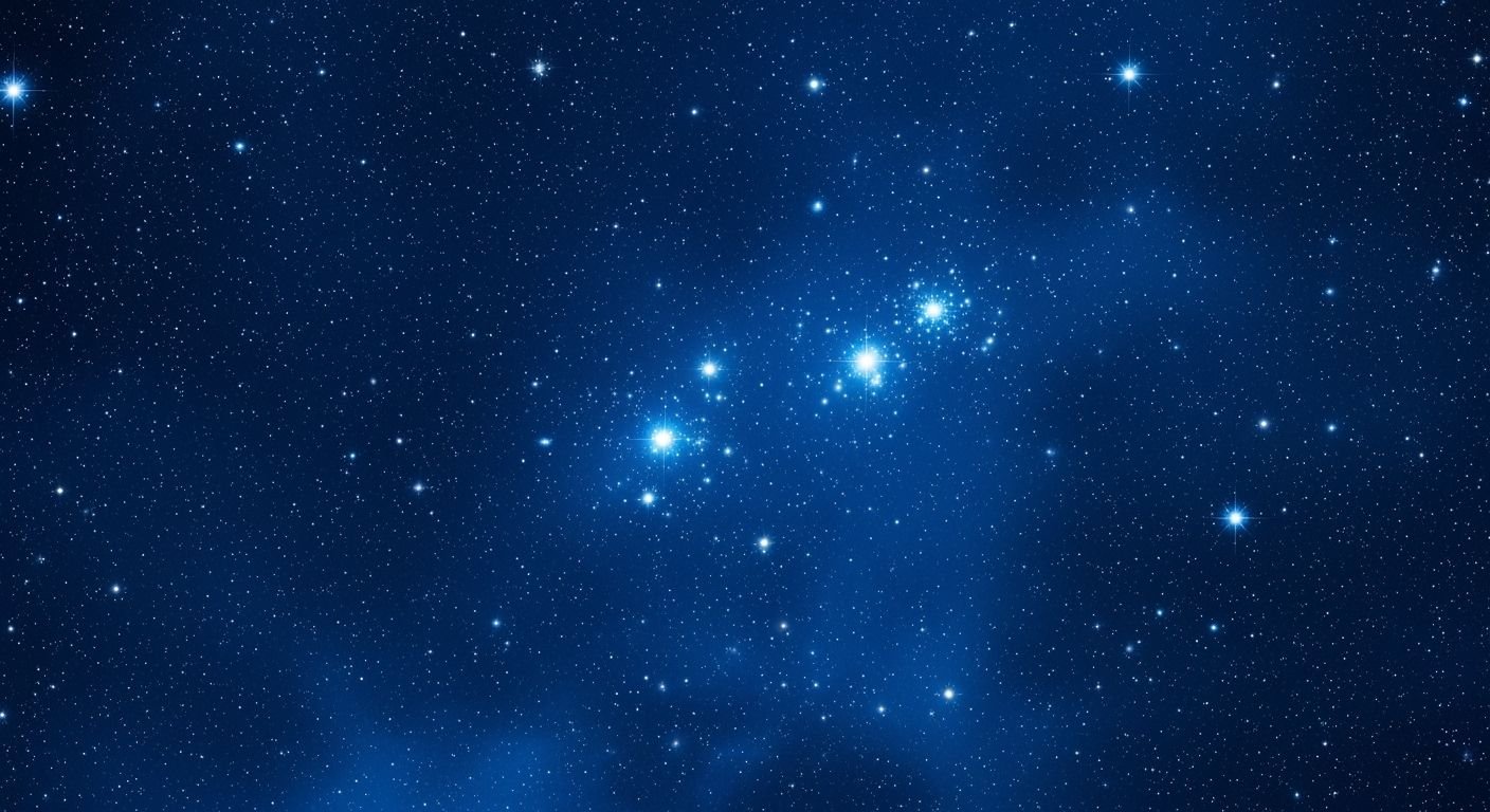 Background stars blue image 2