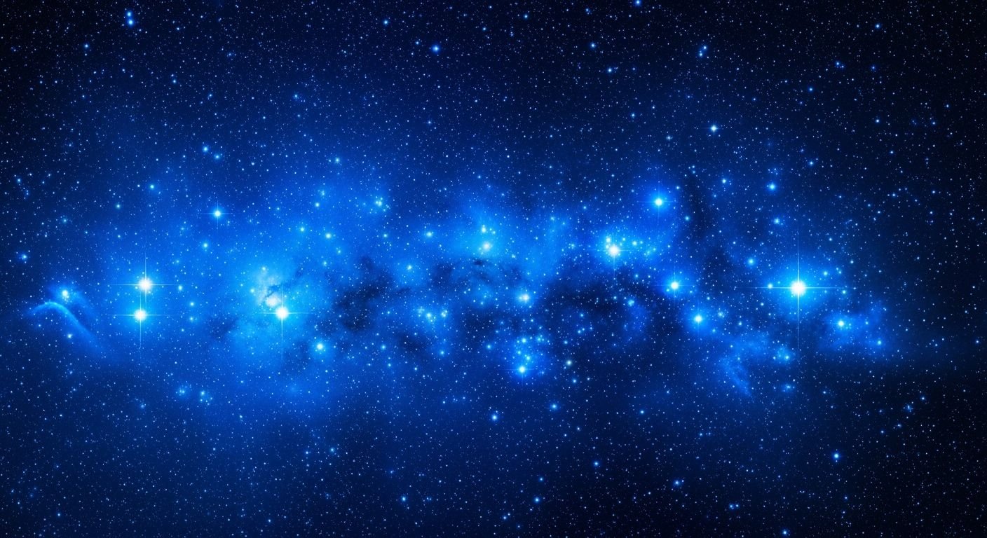 Background stars blue image