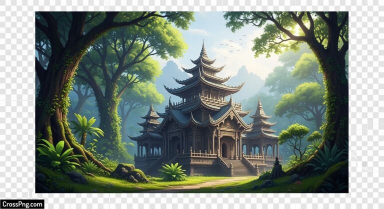 Background temple png hd image 3