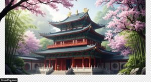 Background temple png hd image