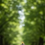 Background tree blur image 2