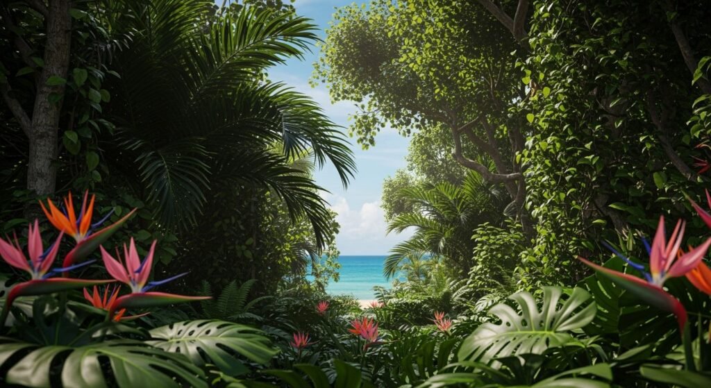 Background tropical image 2