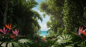 Background tropical image 2