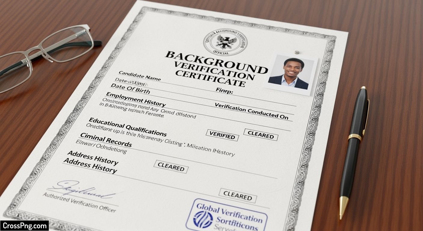 Background verification certificate image 2